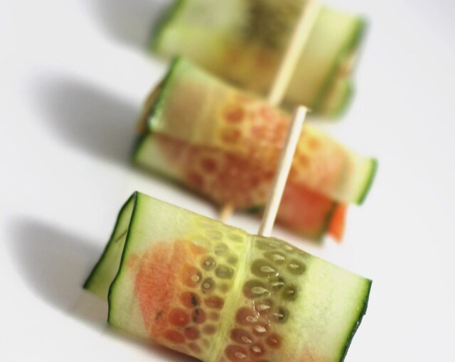 Smoked salmon roll&nbsp;ups