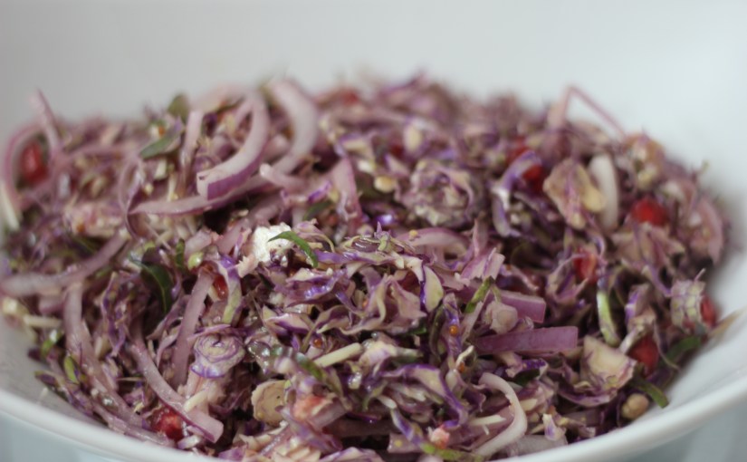 Shaved Brussel Sprout & Pomegranate&nbsp;Salad