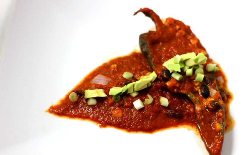 Stuffed Pasilla Peppers