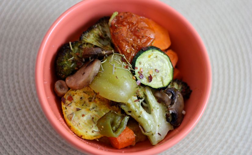 Roasted Veggies on Rosemary&nbsp;Polenta