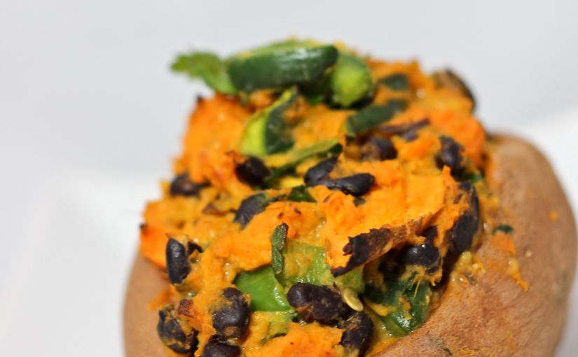 Twice Baked Sweet&nbsp;Potato