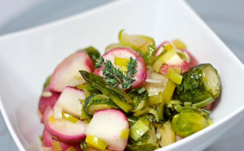Roasted Radish Salad