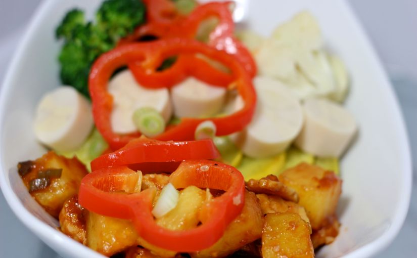 Sweet and Sour Tempeh&nbsp;{Vegan}