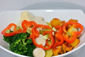 Sweet and Sour Tempeh