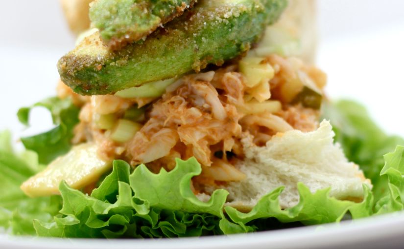 Sriracha Crab Roll with Fried&nbsp;Avocado