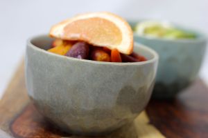 roasted rainbow carrots