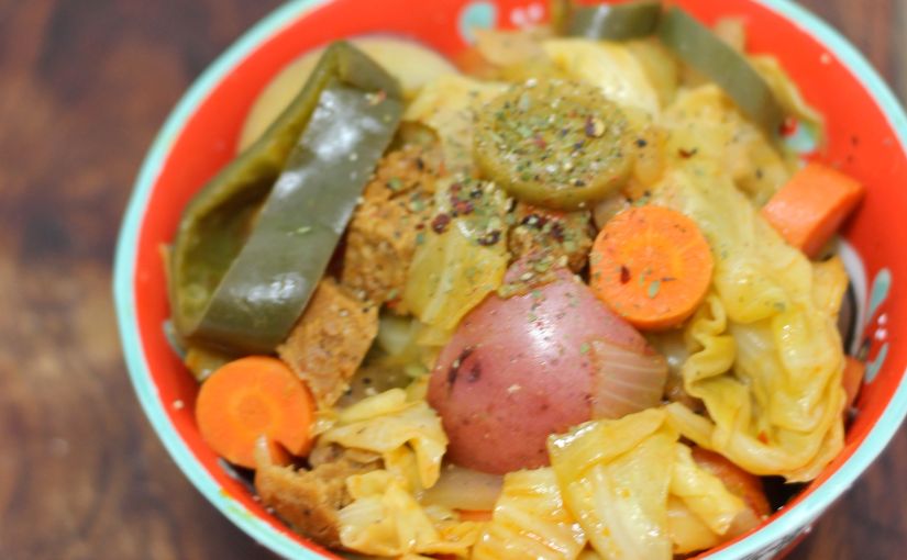 Vegan “Corned Beef” +&nbsp;Cabbage