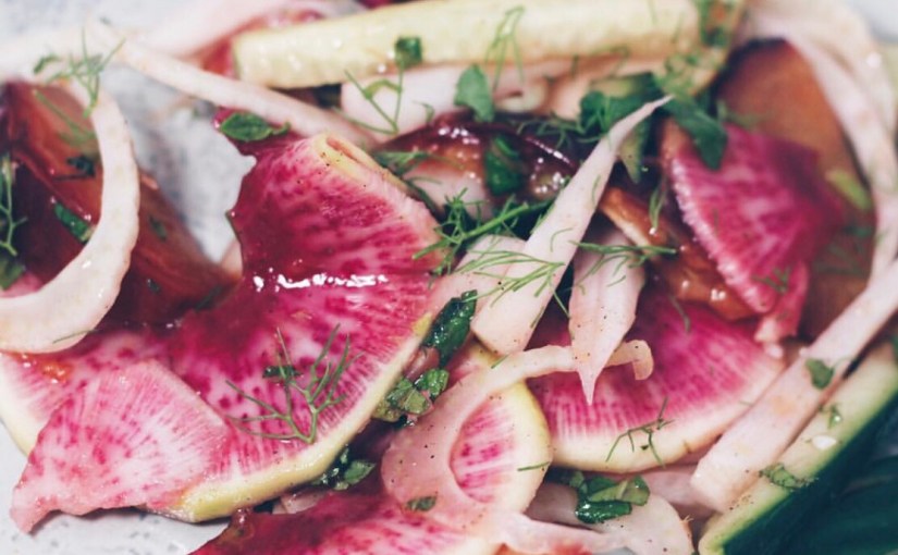 Watermelon Radish Salad